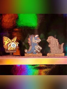 GODZILLA 70TH ANNIVERSARY MILLENNIUM SERIES RUBBER FIGURE SET